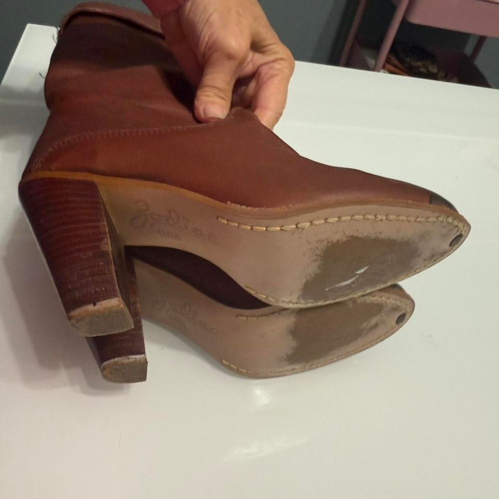 Vintage Zodiac Slouch Leather Boots‎ – Made in USA - Picture 6 of 8